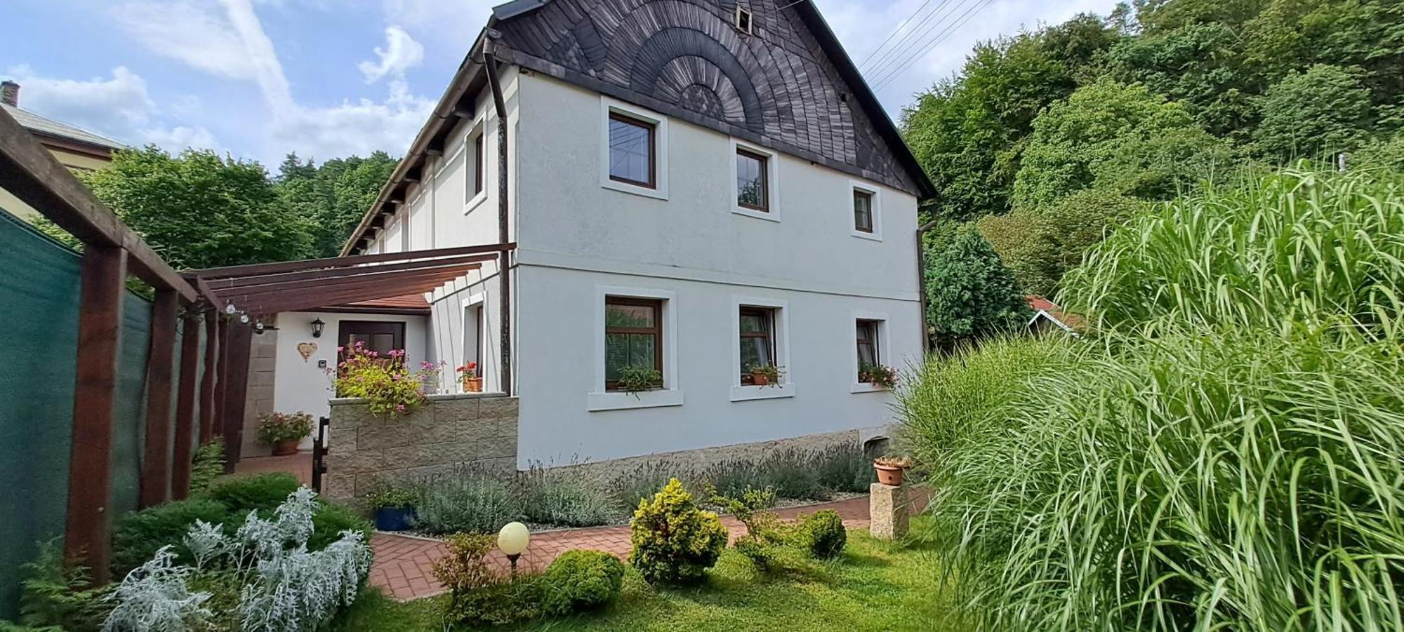 Wellness apartmán Bělá Decin Esterno foto
